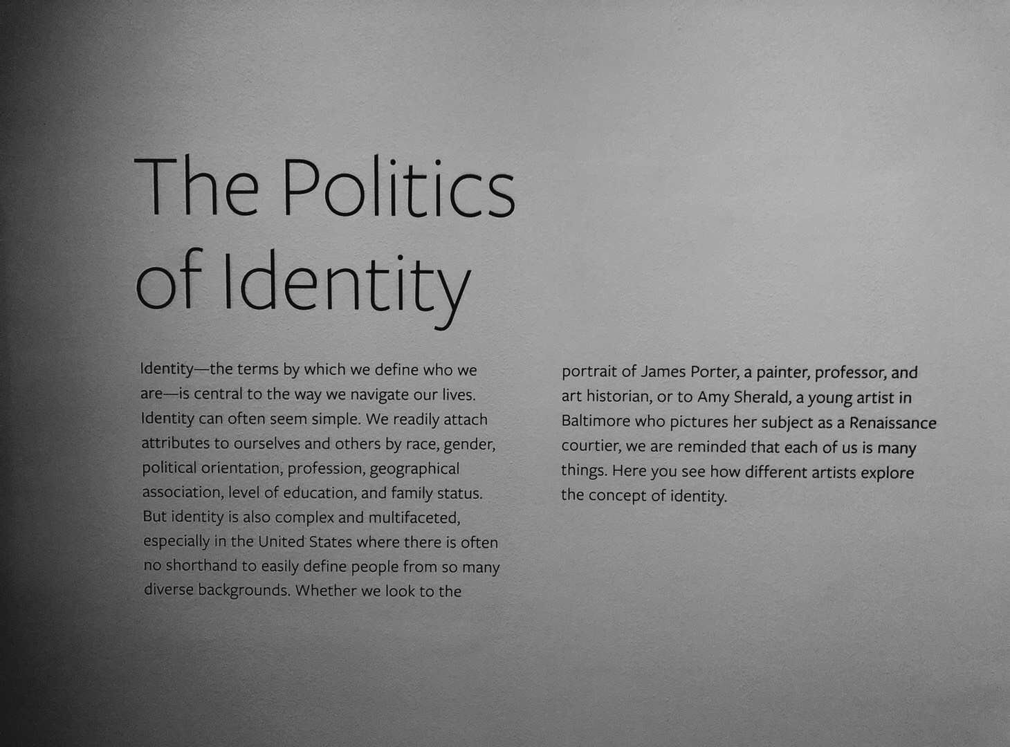 identity
